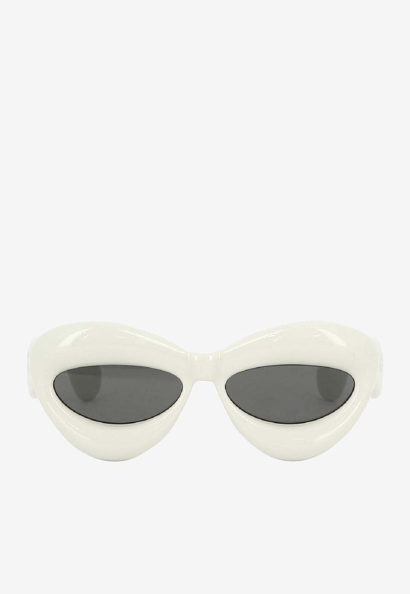 Loewe Inflated Cat-Eye Sunglasses Gray LW40097I5520A_58097