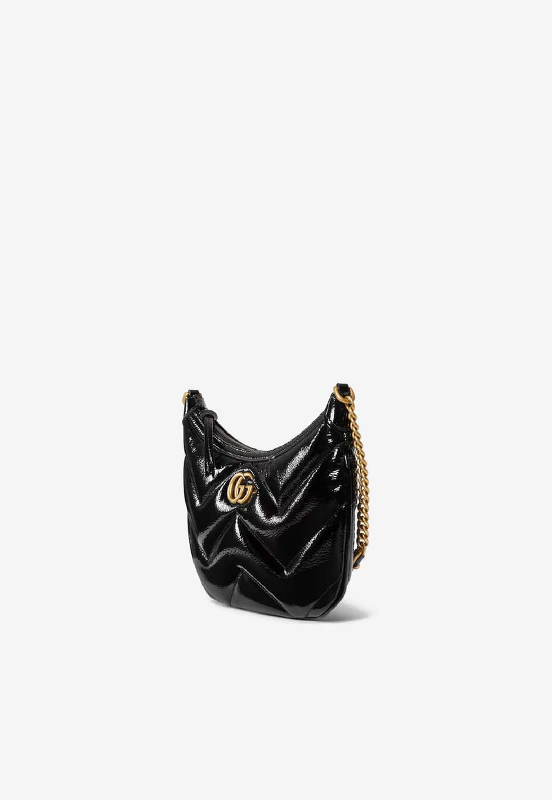 Gucci Small GG Marmont Shoulder Bag Black 7772630AABA1000_74706