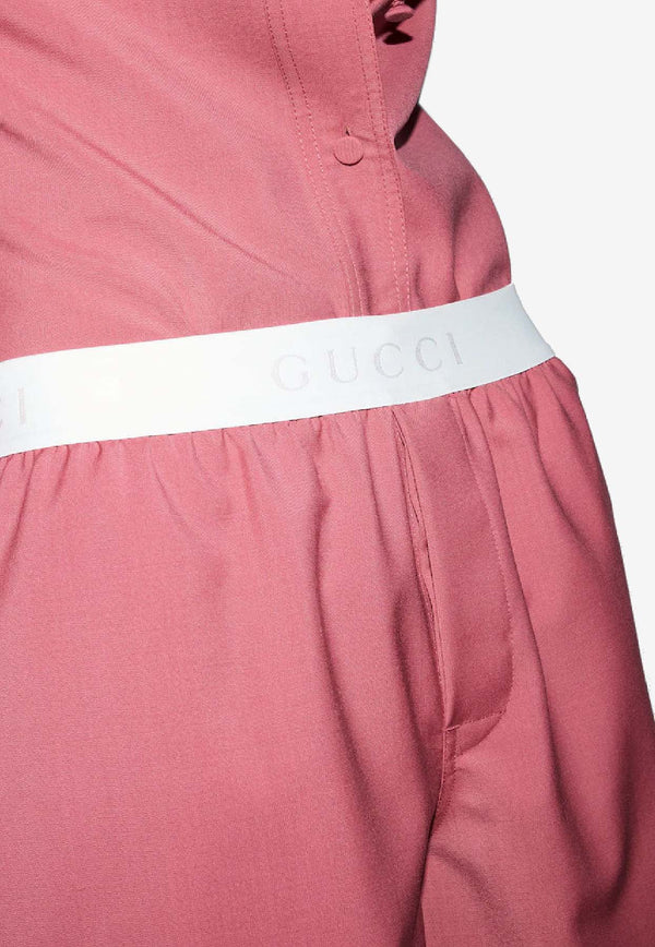 Gucci Wool Bermuda Shorts Pink 810174XUAK45745_74660
