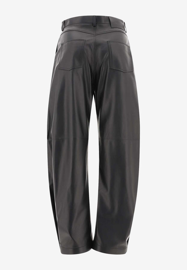 Loewe Balloon-Leg Nappa Leather Pants Black S359Y54L571100 BLACK_70065