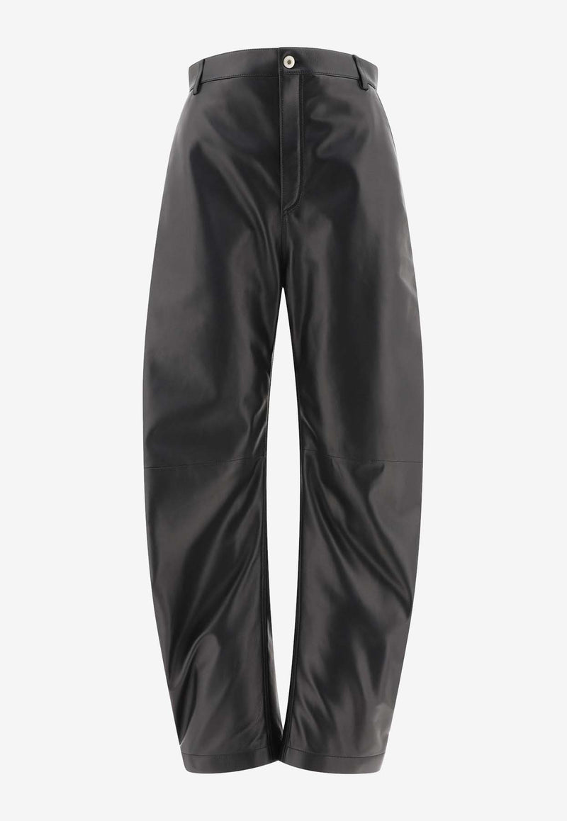 Loewe Balloon-Leg Nappa Leather Pants Black S359Y54L571100 BLACK_70065