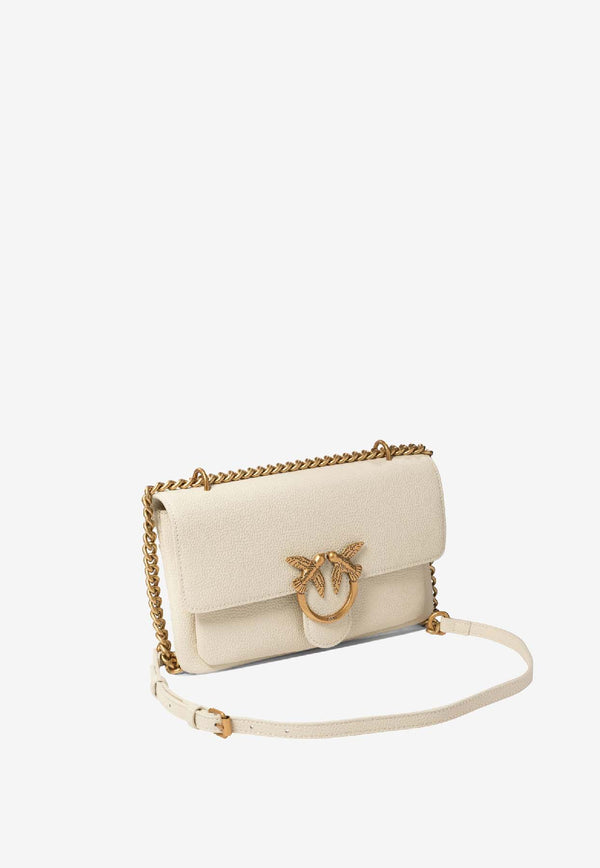 PINKO Mini Love One Soft Crossbody Bag  Cream 104528A29QZ14Q_74065