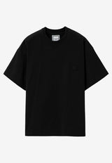 Wooyoungmi Luminous Jellyfish-Print Crewneck T-shirt Black W241TS05BLACK