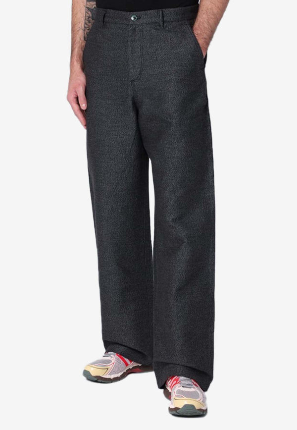 Brain Dead Salt and Pepper Straight Pants Black W24B12003953CO/P_BRAID-BLK