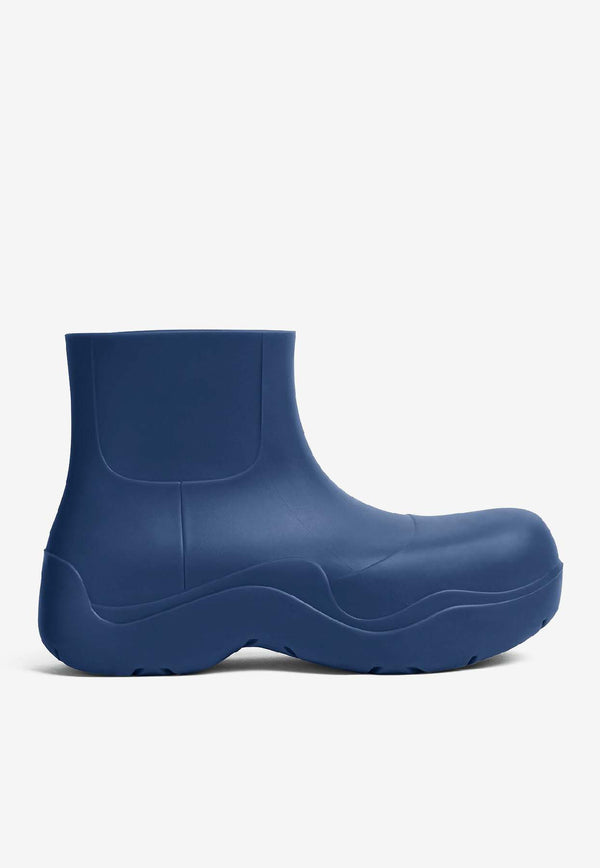 Bottega Veneta Puddle Rain Boots Blue 640043V00P04006_80246