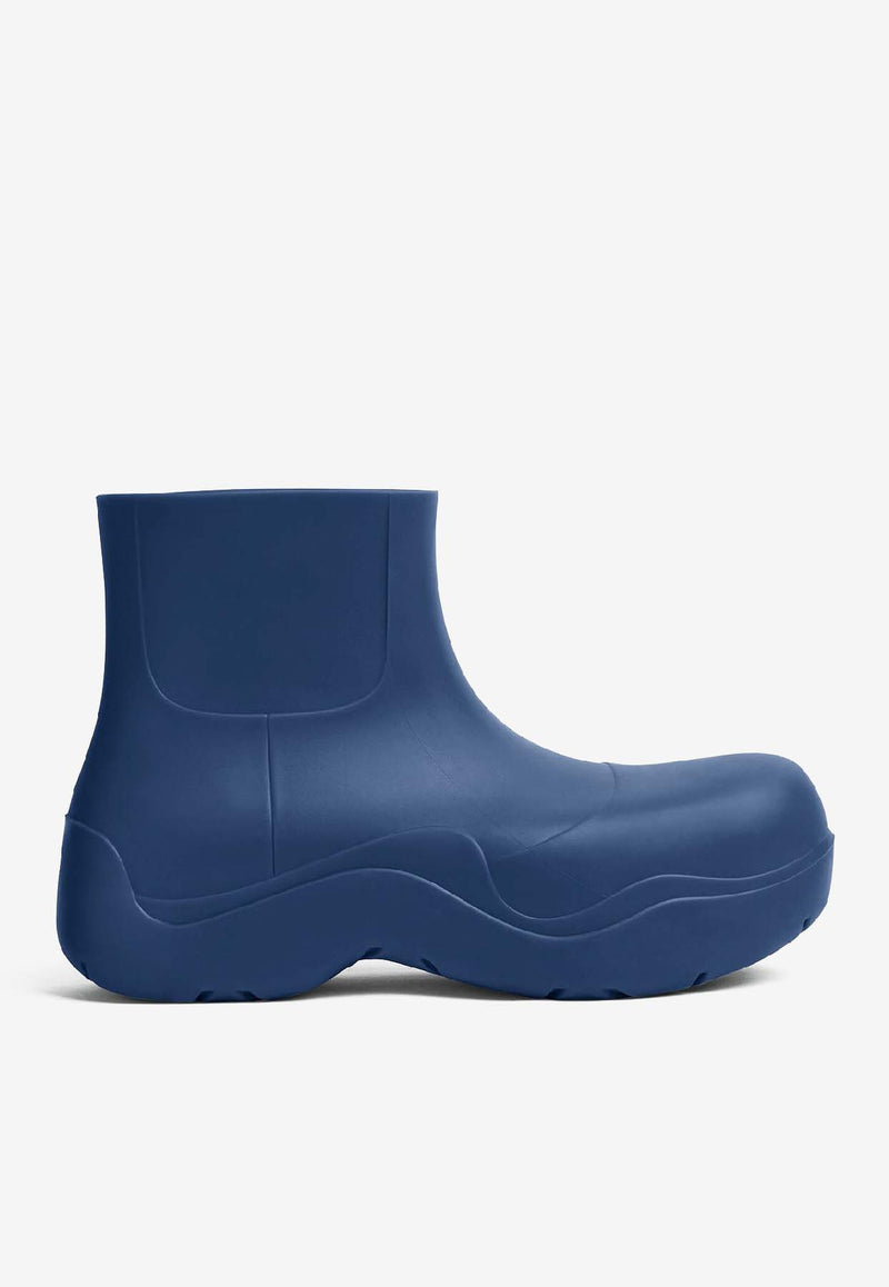 Bottega Veneta Puddle Rain Boots Blue 640043V00P04006_80246