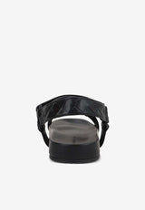 Bottega Veneta Trip Leather Slides Black 775305V3HB01000_80199