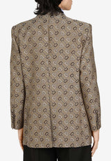 Gucci Monogram Jacquard Blazer Beige 705284ZAKIV9549_80357