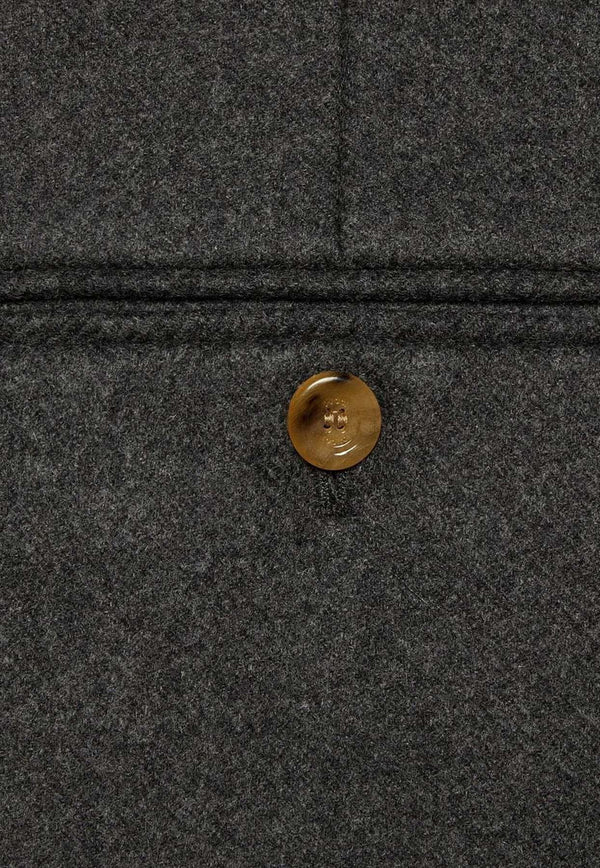 Gucci Tailored Straight-Leg Pants Gray 727665ZAK721165_80351