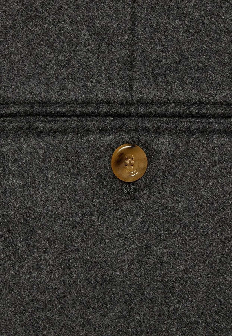 Gucci Tailored Straight-Leg Pants Gray 727665ZAK721165_80351