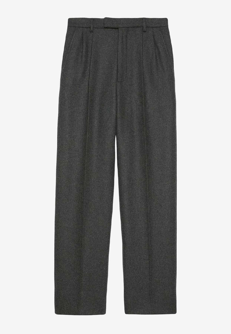 Gucci Tailored Straight-Leg Pants Gray 727665ZAK721165_80351