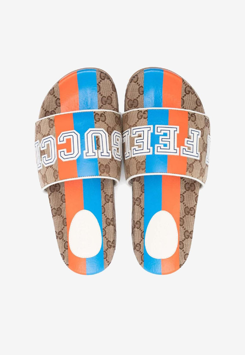 Gucci I Feel Gucci Monogram Slides Beige 740218FABJO9793_81899