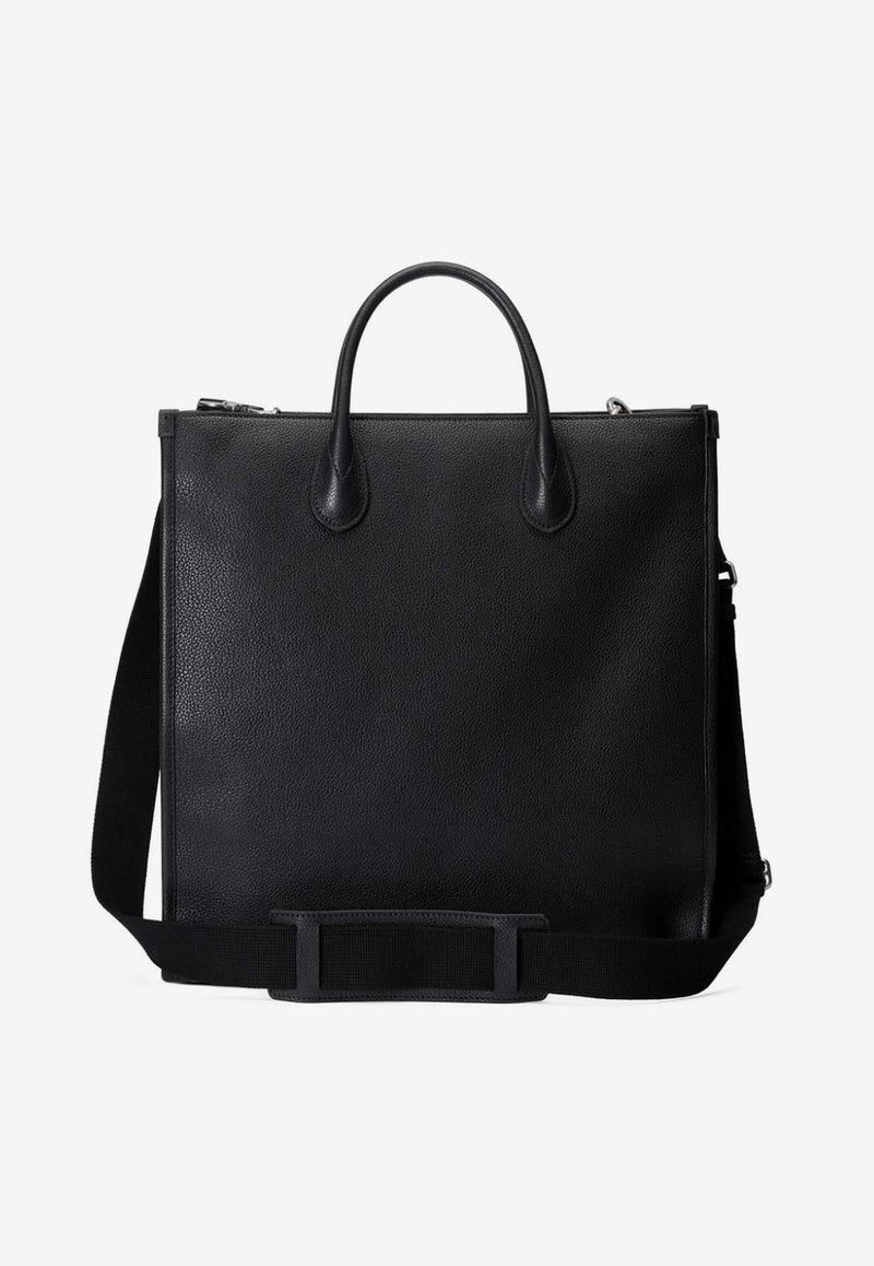 Gucci Embossed Logo Top Handle Bag Black 770975AACXB1049_80184