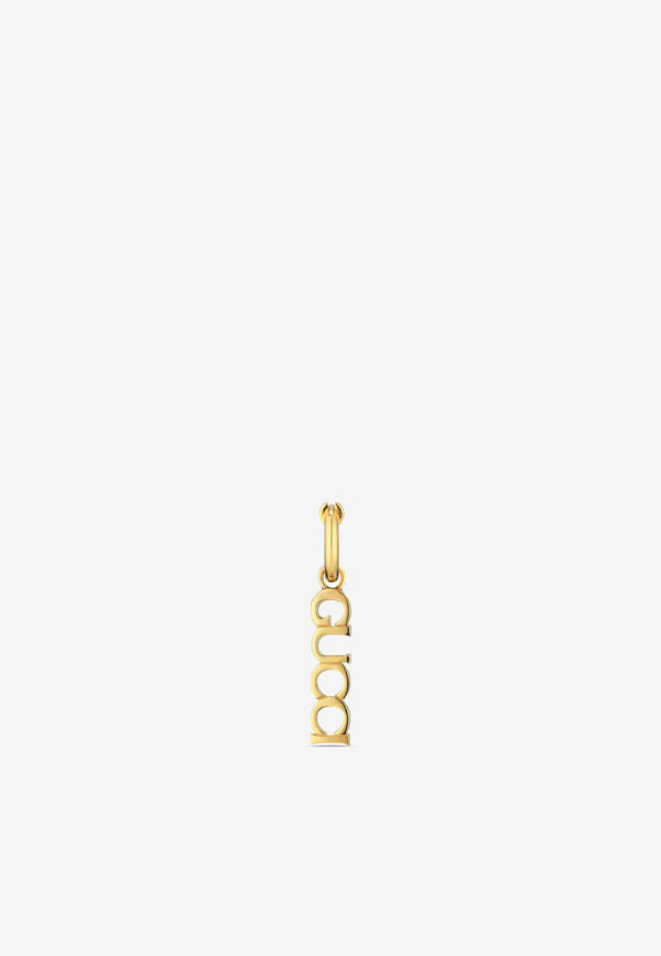 Gucci Logo Lettering Single Drop Earring Gold 774601I46008005_80173