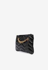 Gucci Double G Quilted Leather Pouch Bag Black 777255AAC741000_79978