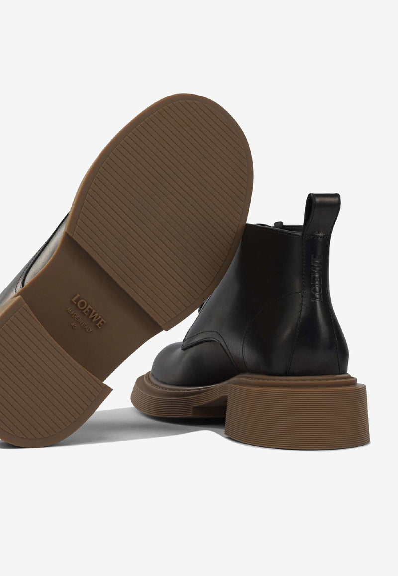 Loewe Combat Ankle Boots Black M816285X691100_80337
