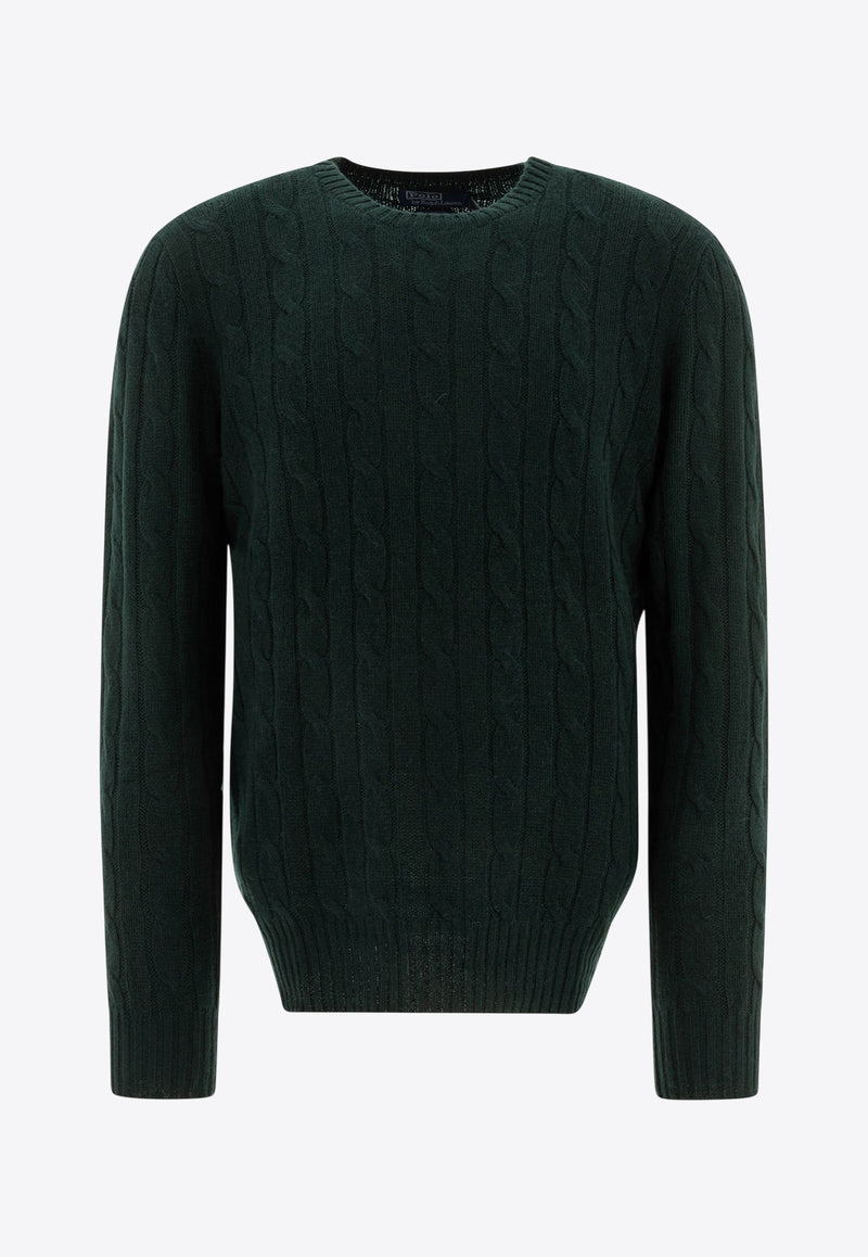 Polo Ralph Lauren Cable Knit Cashmere Sweater
 Green 710876728007MOSS AGATE_76848