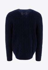 Polo Ralph Lauren Cable-Knit Cashmere Sweater Navy 710876728008BRIGHT NAVY_76976