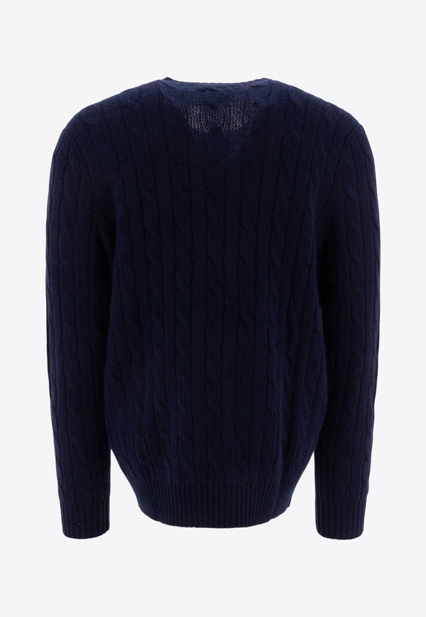 Polo Ralph Lauren Cable-Knit Cashmere Sweater Navy 710876728008BRIGHT NAVY_76976