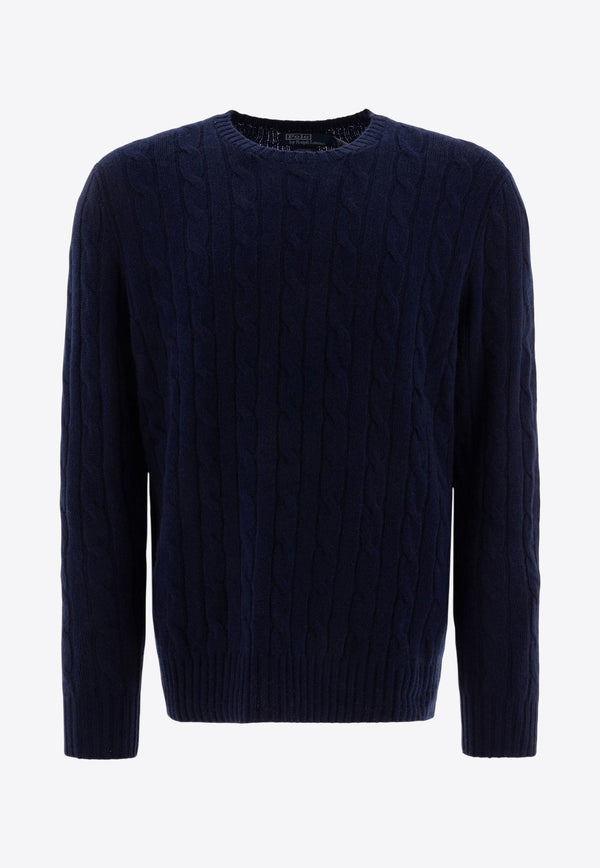 Polo Ralph Lauren Cable-Knit Cashmere Sweater Navy 710876728008BRIGHT NAVY_76976