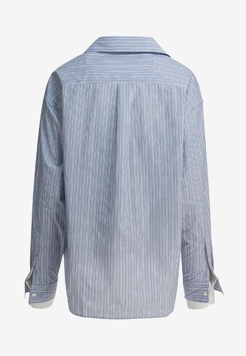 Acne Studios Long-Sleeved Stripe Shirt Light Blue AC0769AF2_bc0cf0fb-f38a-4488-a2a9-5ed5bb3ccd6b