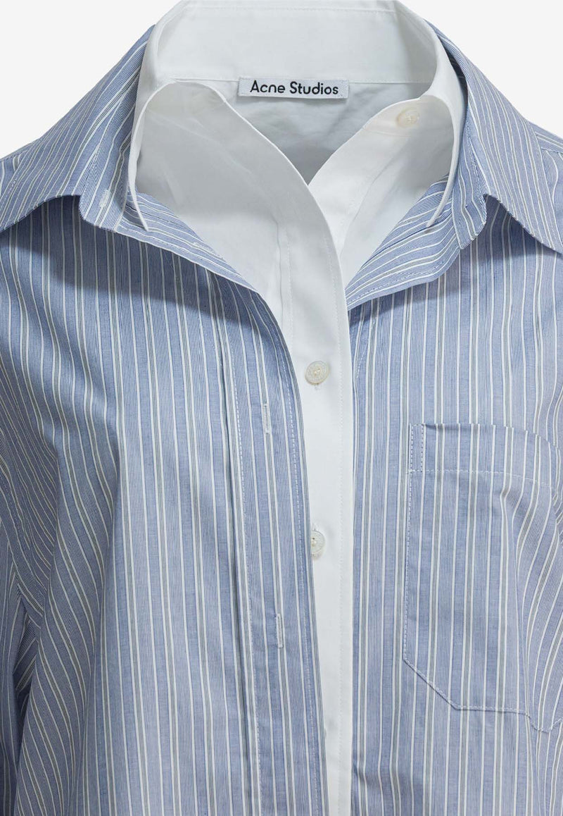 Acne Studios Long-Sleeved Stripe Shirt Light Blue AC0769AF2_bc0cf0fb-f38a-4488-a2a9-5ed5bb3ccd6b