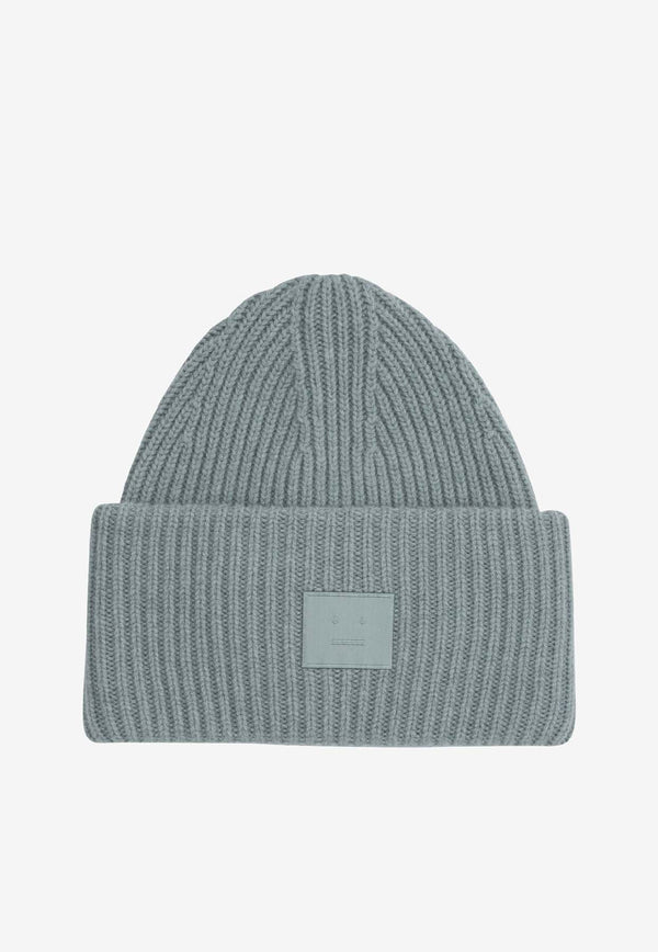 Acne Studios Face Patch Ribbed Beanie Light Blue C40424AAT_f3999f41-f428-4182-997e-c5c441bc2cbf