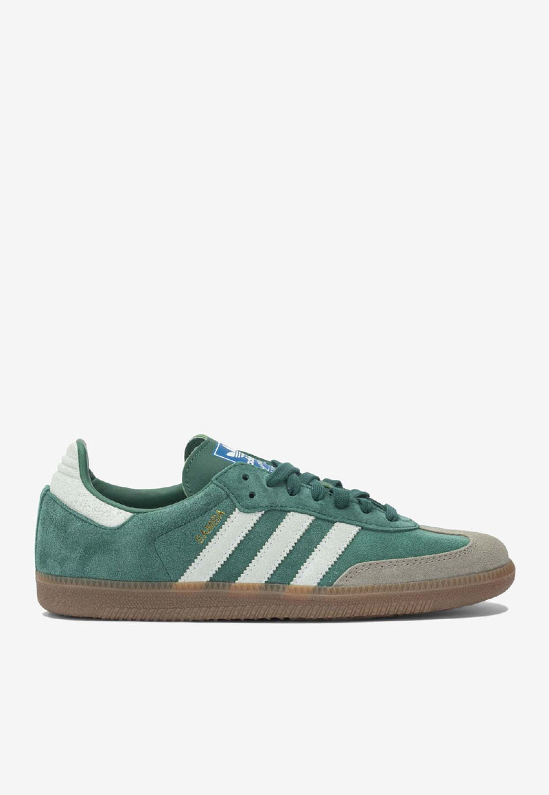 Adidas Originals Samba OG Suede Sneakers  Green ID2054CGREEN/FTWWHT/GUM4_bcdc9c58-7758-4ef0-a0f6-2895d3392876