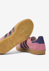 Adidas Originals Gazelle Indoor Sneakers  Pink IE7002BLIPNK/CBLACK/CPURP_38aaaf3a-4cef-4cfb-890a-fe6ff1cd50b2