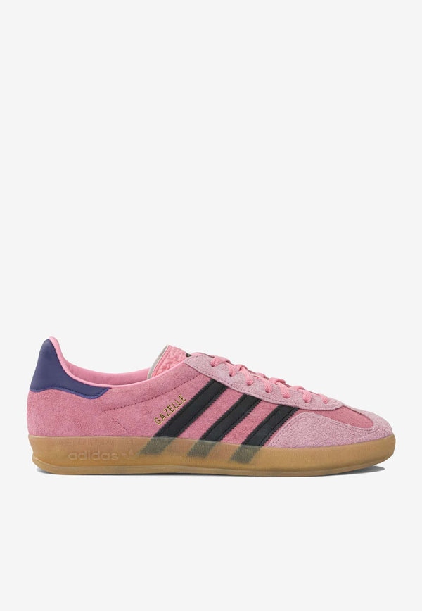 Adidas Originals Gazelle Indoor Sneakers  Pink IE7002BLIPNK/CBLACK/CPURP_38aaaf3a-4cef-4cfb-890a-fe6ff1cd50b2