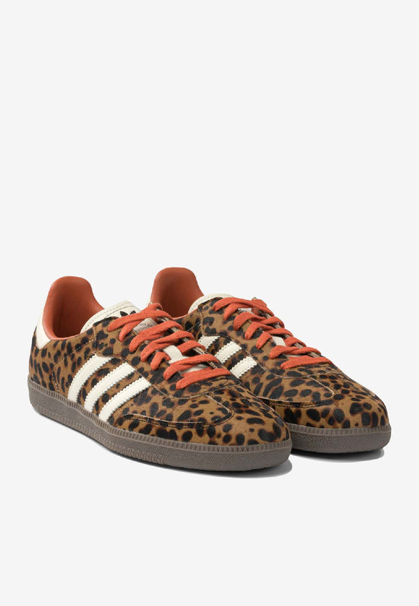 Adidas Originals Samba OG Leopard Print Sneakers Brown JI2734CBLACK/PRERED/CREWHT_15df0b65-e635-4edd-b8a3-3ef51c6ee001