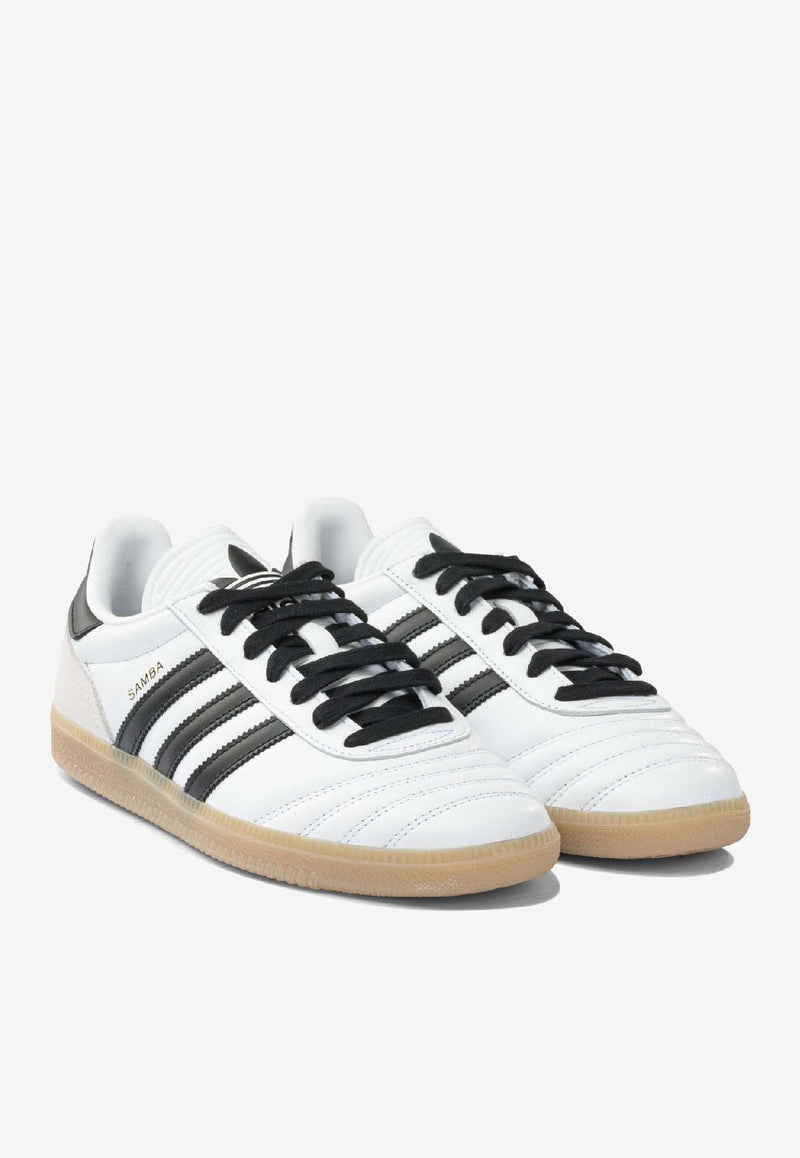 Adidas Originals Samba JP Leather Sneakers White JQ9055SUPCOL/LUCLEM/GUM4_8dda6fea-4a9c-452a-ad2a-3efcb23f23b5