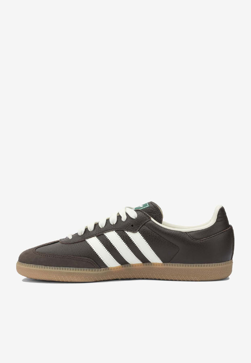 Adidas Originals Samba OG Low-Top Sneakers  Brown JR0891DBROWN/OWHITE/GUM4_3457e22a-ea2a-49f5-b179-badf56a962e9