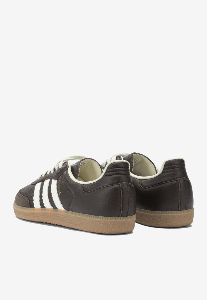 Adidas Originals Samba OG Low-Top Sneakers  Brown JR0891DBROWN/OWHITE/GUM4_3457e22a-ea2a-49f5-b179-badf56a962e9