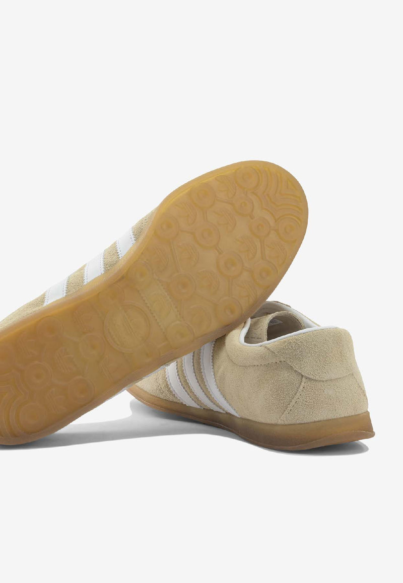 Adidas Originals Gazelle Lo Pro Suede Sneakers  Beige JR8889SANSTR/FTWWHT/GUM3_67879834-8b8e-48f8-a039-a8b29bd999a5