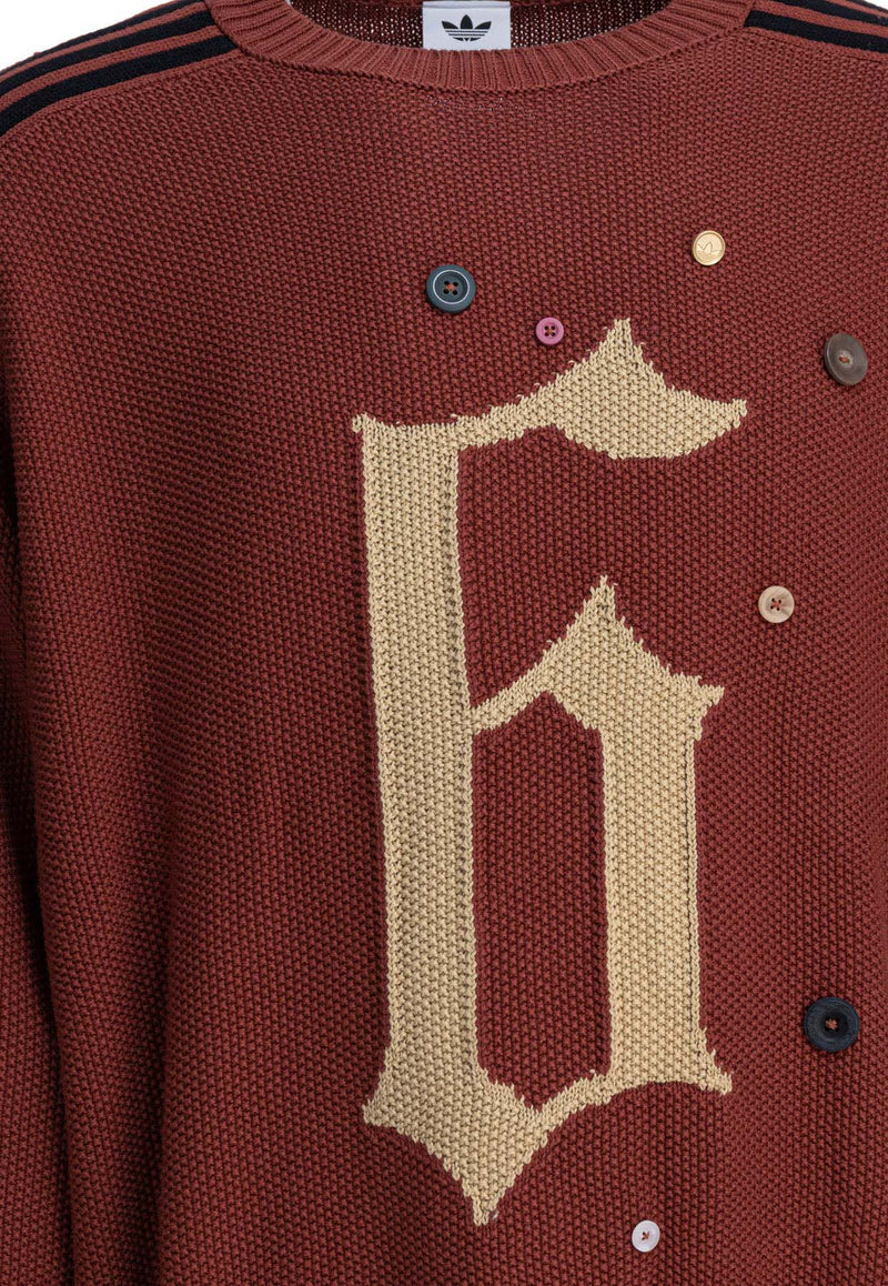 Adidas Originals X Song For The Mute Embroidered Sweater Bordeaux KC0327WILSEP_3417065d-dffa-4df7-9f7d-a2ba10ba9c06