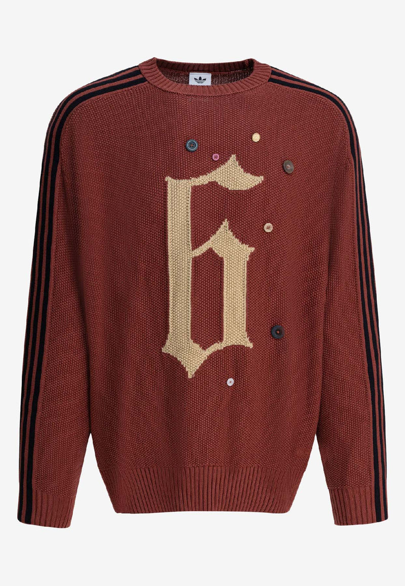 Adidas Originals X Song For The Mute Embroidered Sweater Bordeaux KC0327WILSEP_3417065d-dffa-4df7-9f7d-a2ba10ba9c06
