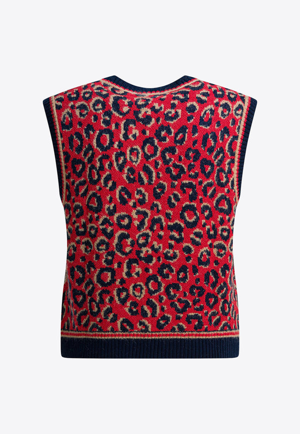 Adidas Originals Leopard Print Sweater Vest Red KD0335CONAVY/MAGBEI_b21167c9-c3f3-48d6-9fad-b3066b75ff2f