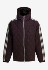 Adidas Originals X Wales Bonner Quilted Zip-Up Hoodie Maroon KE9956SHAMAR_e439f522-844f-46b6-a320-74f9ed05c9c6
