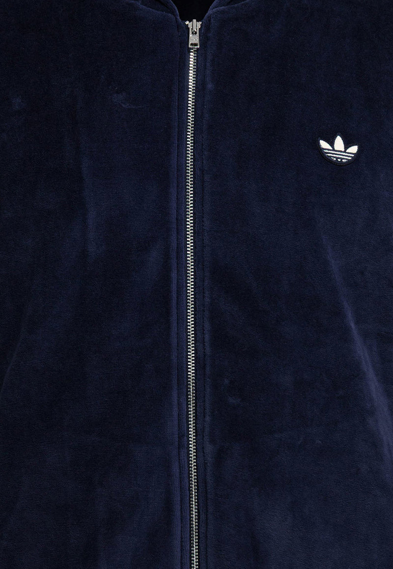 Adidas Originals X Wales Bonner Logo Zip-Up Sweatshirt Blue KG3624CONAVY_27d89530-3e7a-4d8d-b810-fa399b5183b7