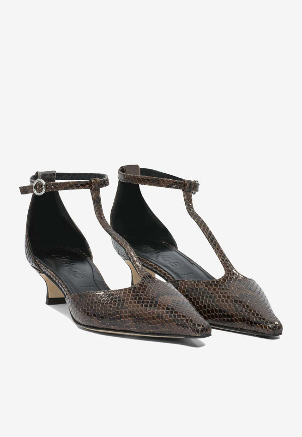 Aeyde Liz 25 Snake Print Leather Pumps Brown LIZ SNAKE PRINTCALF LEATHER MOKA_203a8230-96dc-4aca-a438-9aa259d8b570