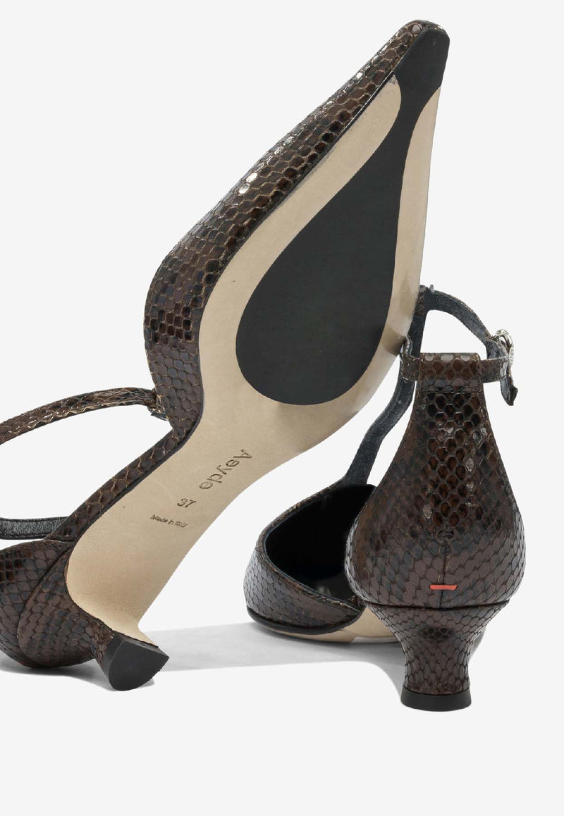 Aeyde Liz 25 Snake Print Leather Pumps Brown LIZ SNAKE PRINTCALF LEATHER MOKA_203a8230-96dc-4aca-a438-9aa259d8b570