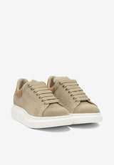 Alexander McQueen Oversized Suede Sneakers Beige 553680WIAGL2005_82423