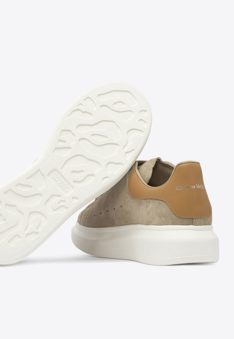 Alexander McQueen Oversized Suede Sneakers Beige 553680WIAGL2005_82423