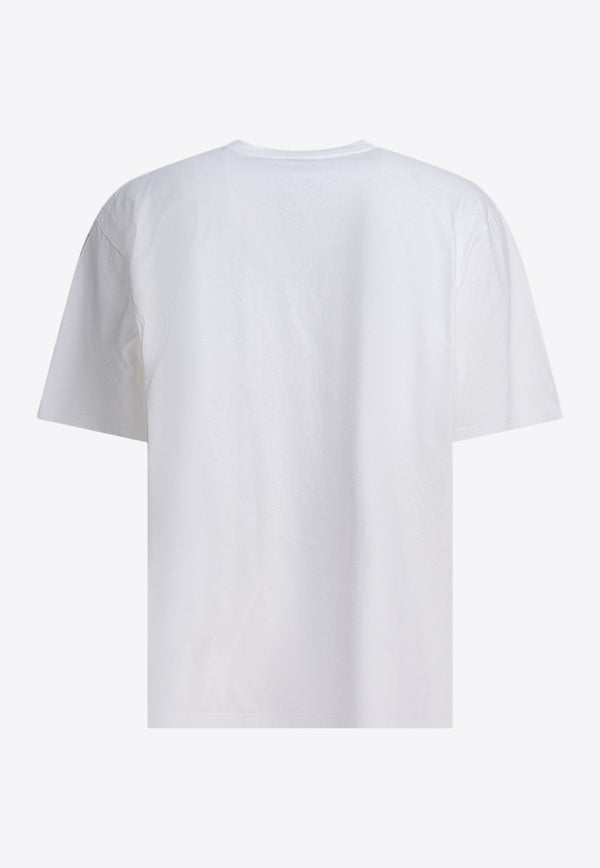 Alexander McQueen Skull Print T-shirt White 815067QTAC50979_82484