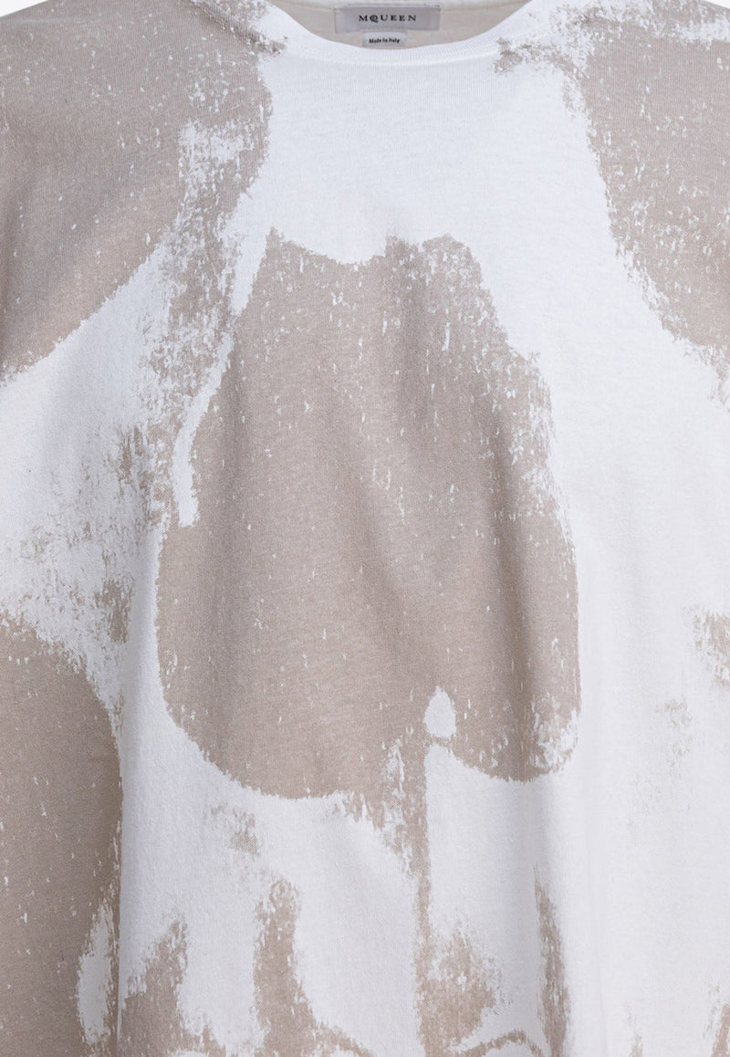 Alexander McQueen Skull Print T-shirt White 815067QTAC50979_82484