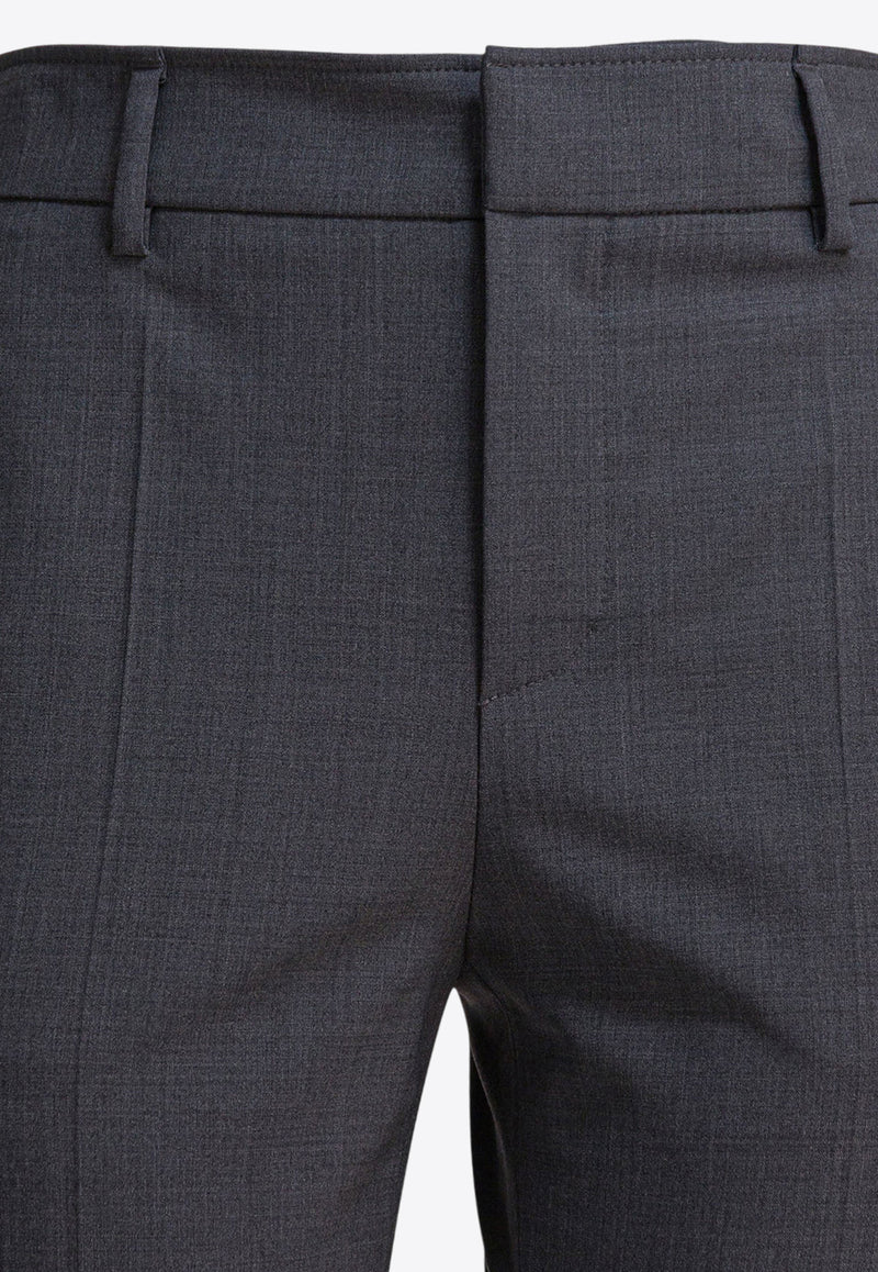 Alexander McQueen Straight-Leg Tailored Pants Gray 826951QJAFD1121_82396