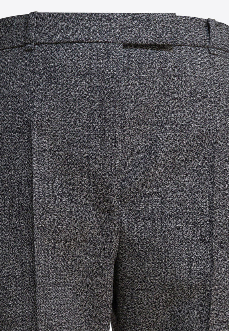 Alexander McQueen Straight-Leg Tailored Pants Gray 826951QJAFD1121_82396