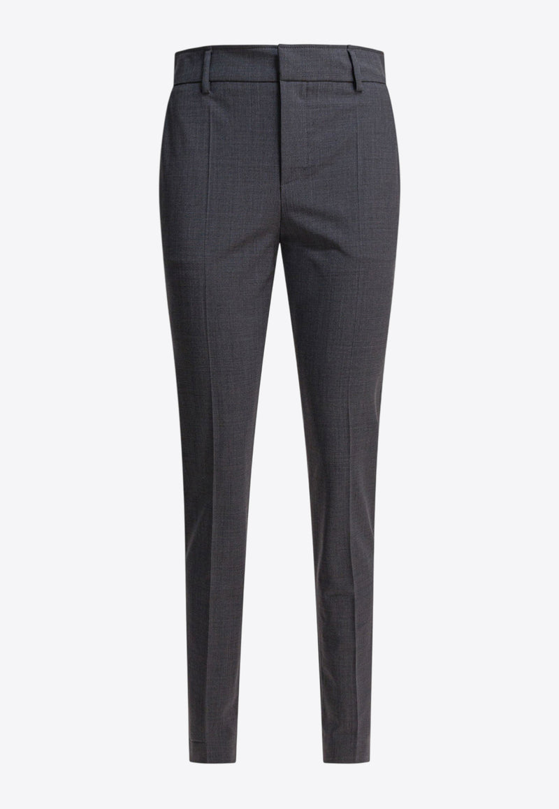 Alexander McQueen Straight-Leg Tailored Pants Gray 826951QJAFD1121_82396