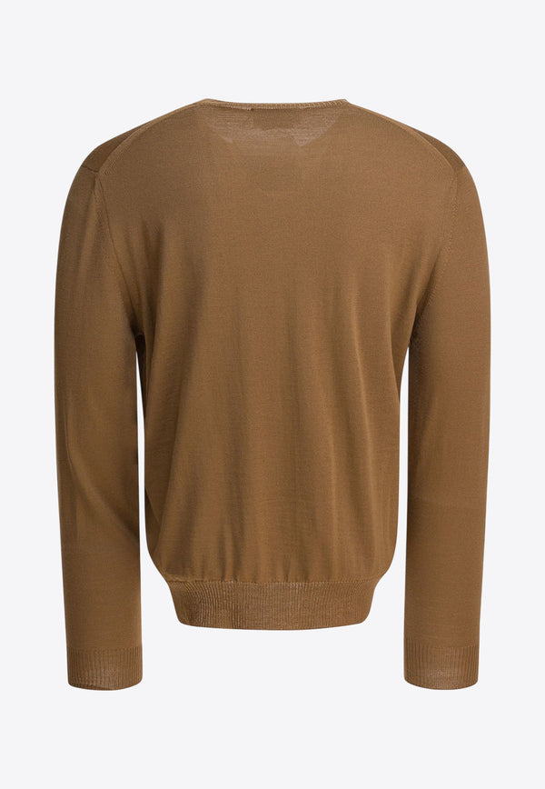 Alexander McQueen Embroidered Skull Wool Sweater Camel 839686Q1BEC2131_470be731-d08a-4040-9b24-280a139dc0dd